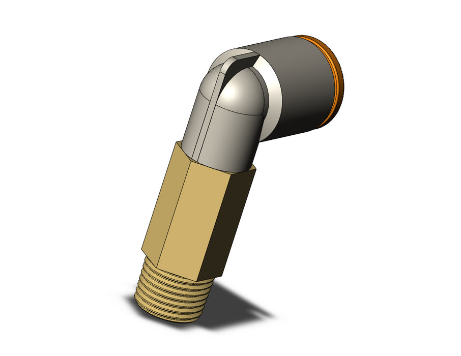 KQ2W09-01A FITTING, EXT MALE ELBOW