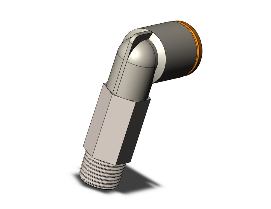 KQ2W09-01N FITTING, EXT MALE ELBOW