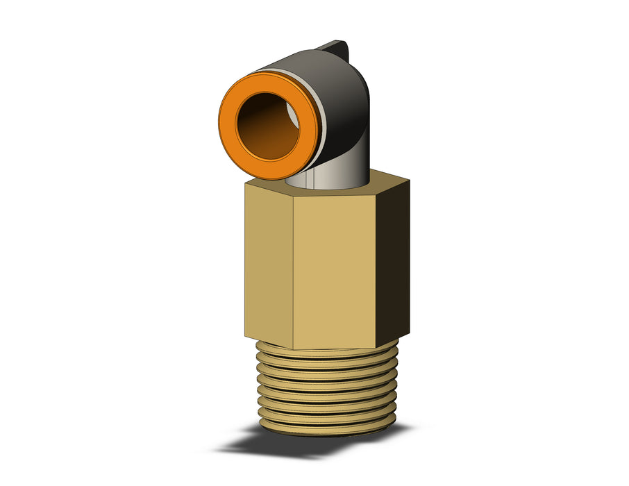KQ2W09-03AS FITTING, EXT MALE ELBOW