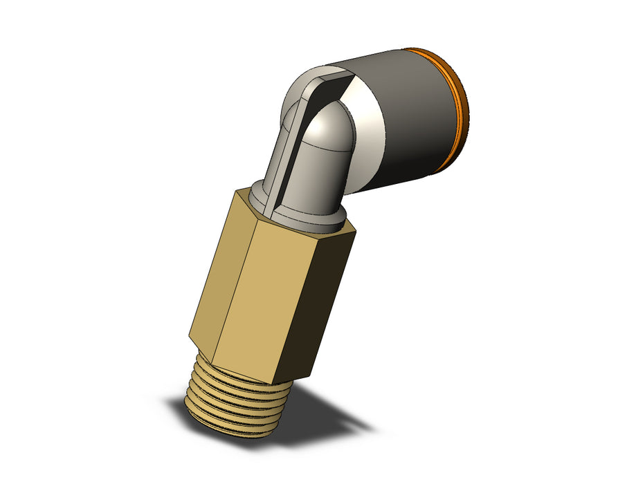 KQ2W09-34A FITTING, EXT MALE ELBOW