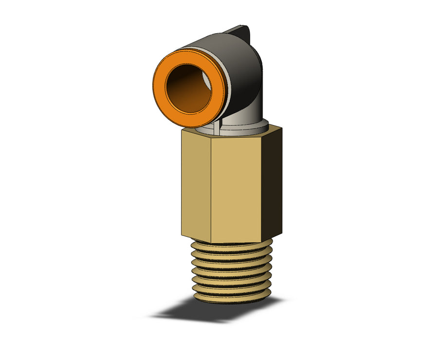 KQ2W09-35A FITTING, EXT MALE ELBOW
