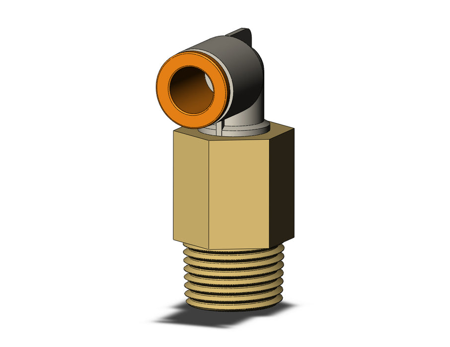 KQ2W09-36AS FITTING, EXT MALE ELBOW
