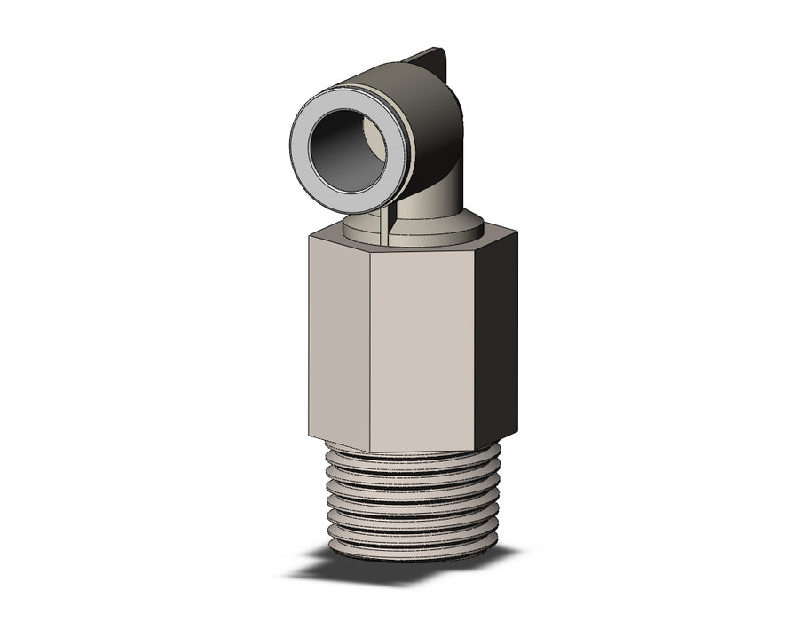 KQ2W10-04NS FITTING, EXT MALE ELBOW