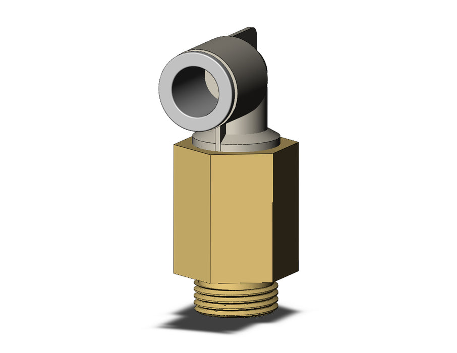 KQ2W10-G03A FITTING, EXT MALE ELBOW