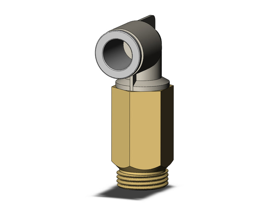KQ2W10-U03A FITTING, EXT MALE ELBOW