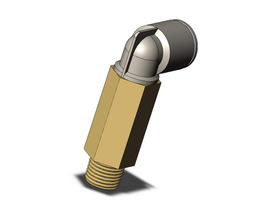 KQ2W12-02A FITTING, EXT MALE ELBOW