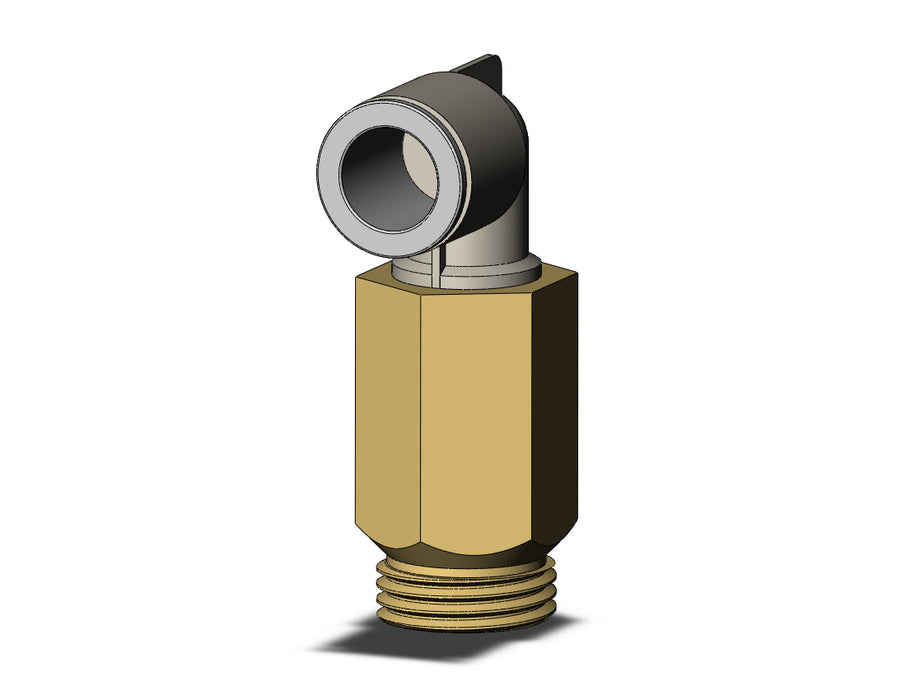 KQ2W12-U04A FITTING, EXT MALE ELBOW