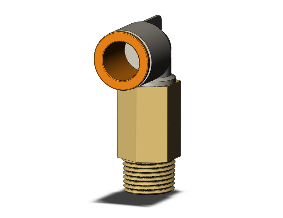 KQ2W13-36AS FITTING, EXT MALE ELBOW
