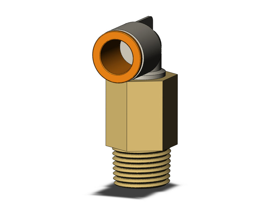 KQ2W13-37AS FITTING, EXT MALE ELBOW