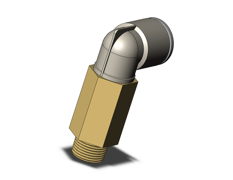 KQ2W16-03A FITTING, EXT MALE ELBOW
