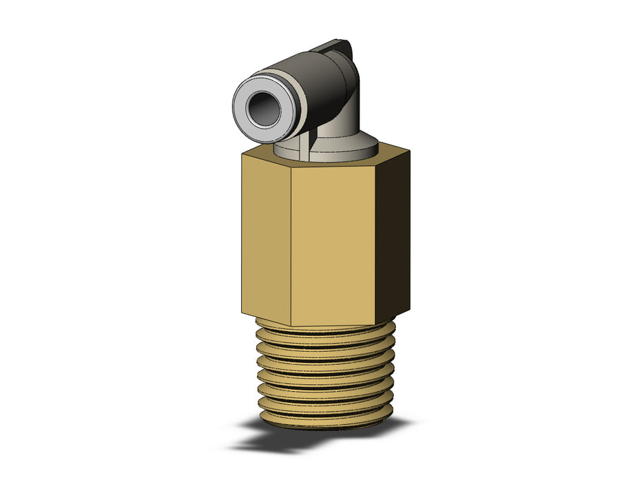KQ2W23-02AS FITTING, EXT MALE ELBOW