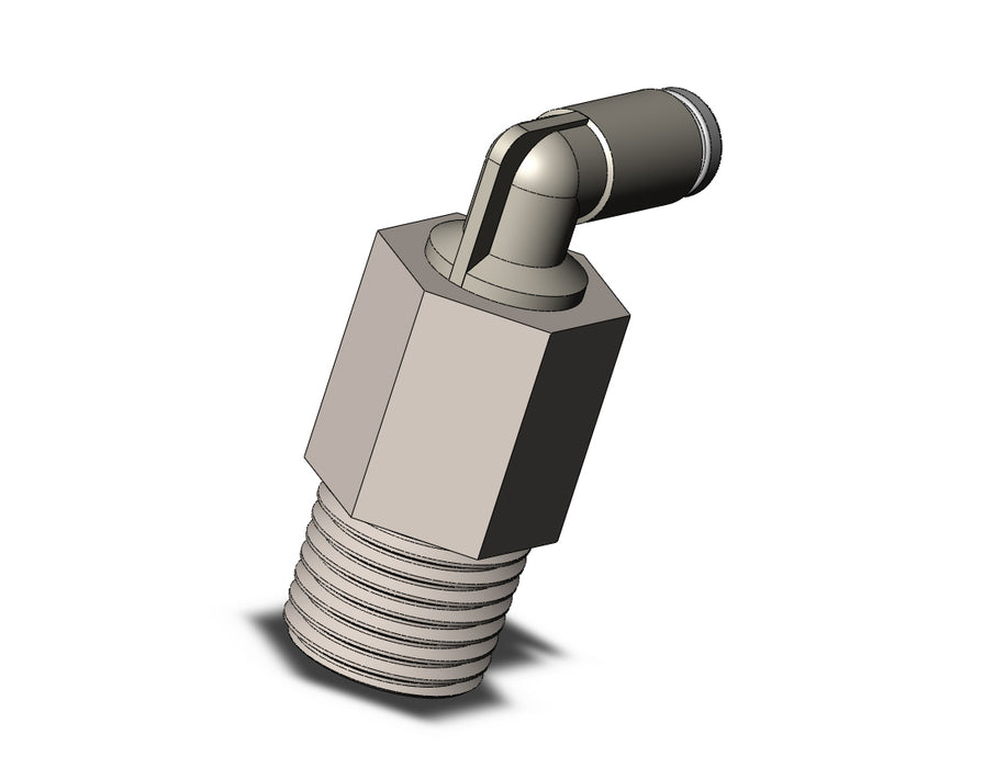 KQ2W23-02N FITTING, EXT MALE ELBOW