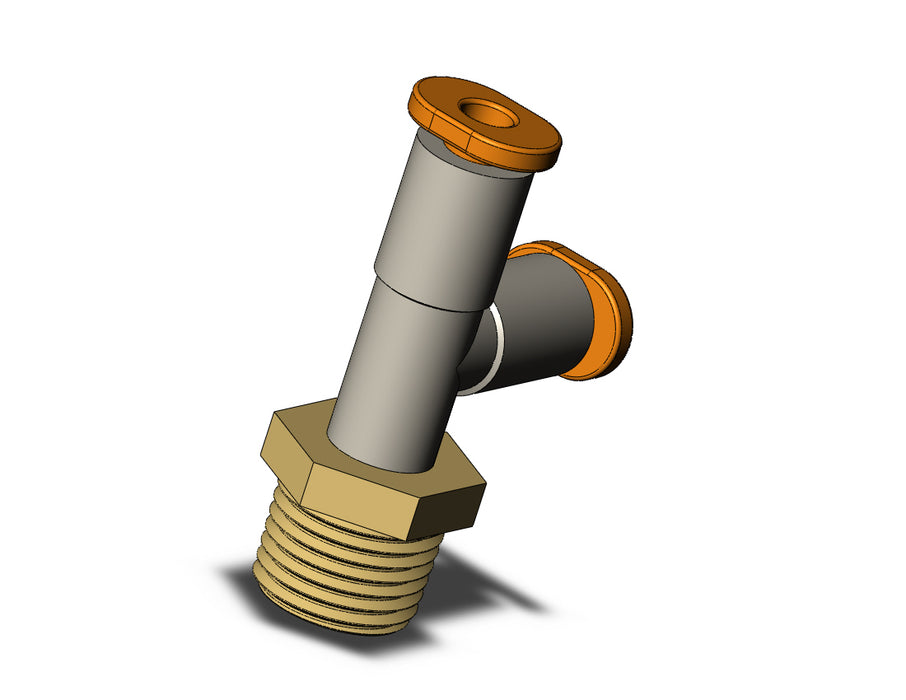 KQ2Y01-34A1 FITTING, MALE RUN TEE