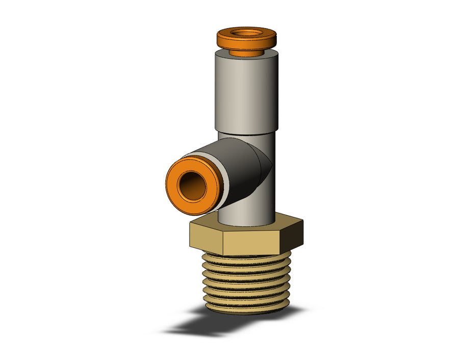 KQ2Y01-34AS FITTING, MALE RUN TEE