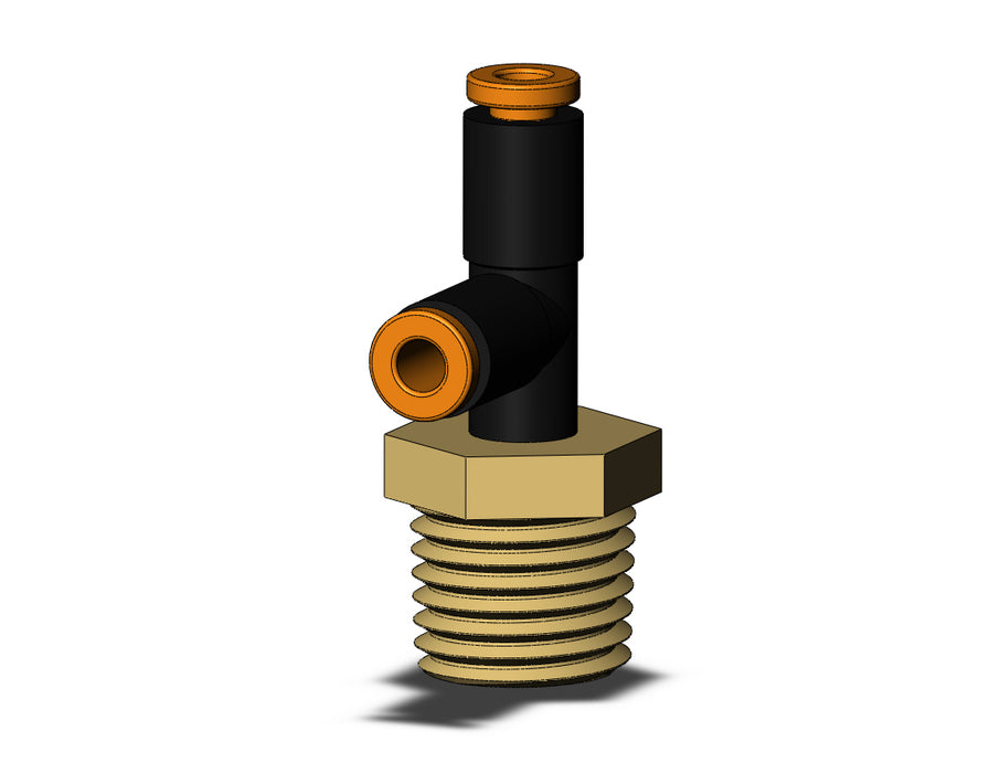 KQ2Y01-35AS-X35 FITTING, MALE RUN TEE
