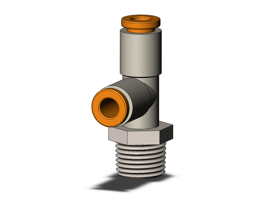 KQ2Y03-34NS FITTING, MALE RUN TEE