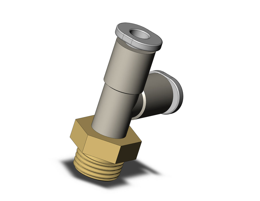 KQ2Y04-01AP1 FITTING, MALE RUN TEE