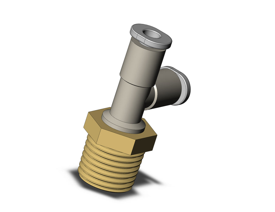 KQ2Y04-02AS1 FITTING, MALE RUN TEE