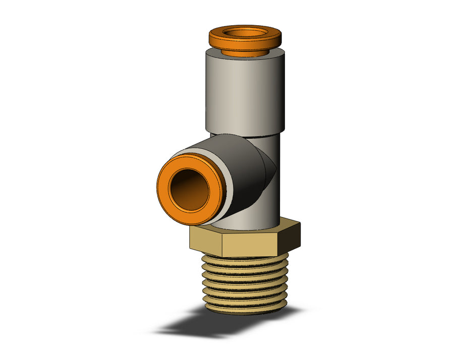 KQ2Y05-34AS FITTING, MALE RUN TEE