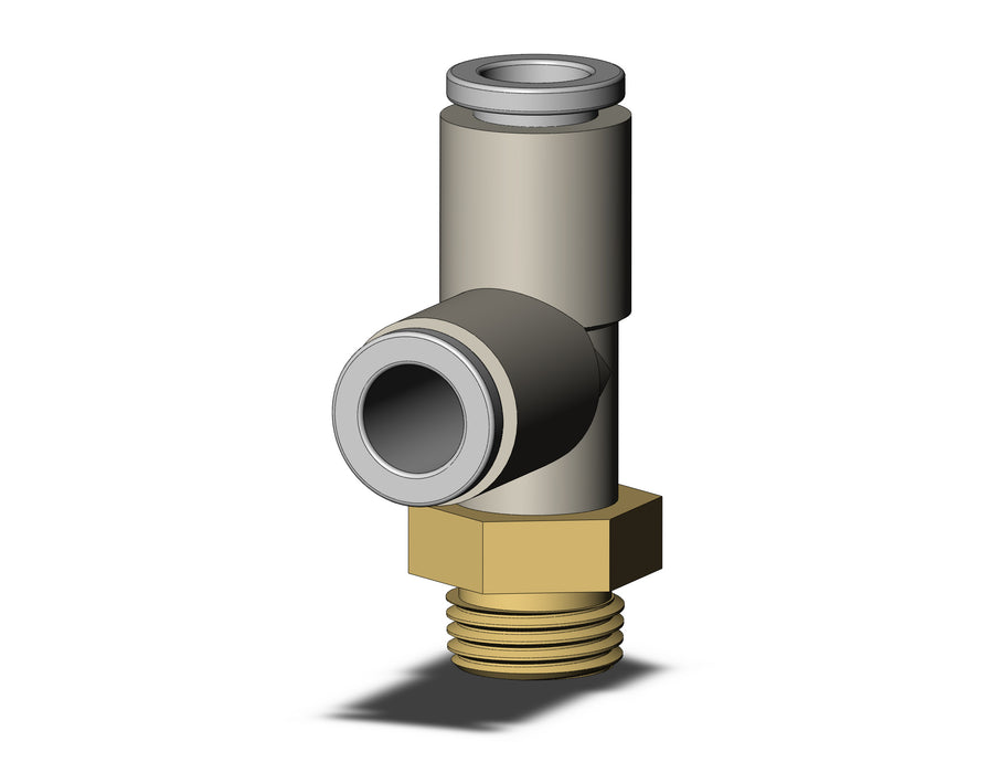 KQ2Y06-01AP FITTING, MALE RUN TEE