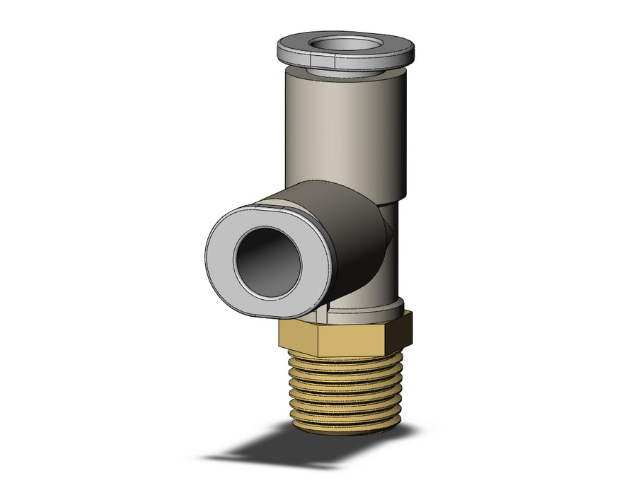 KQ2Y06-01AS1 FITTING, MALE RUN TEE