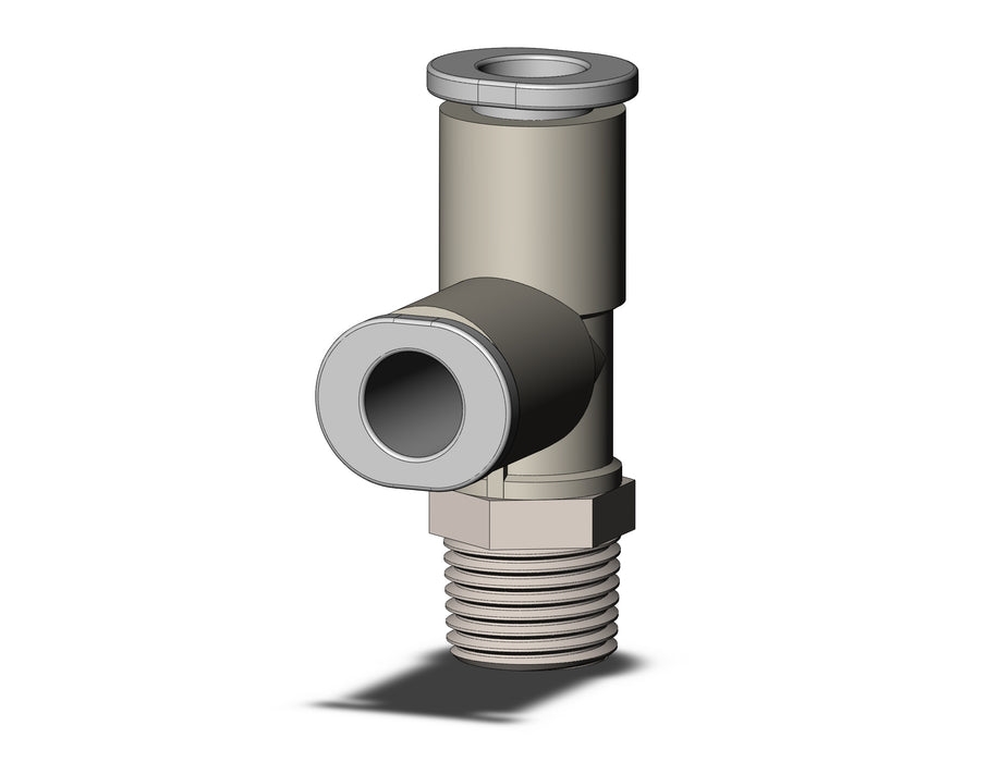 KQ2Y06-01NS1 FITTING, MALE RUN TEE