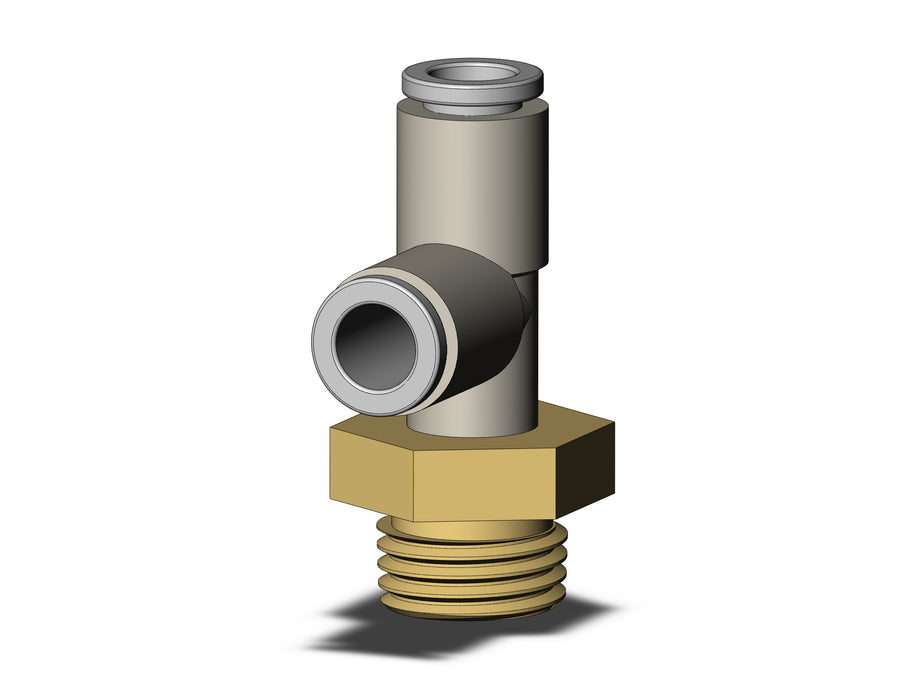 KQ2Y06-02AP FITTING, MALE RUN TEE