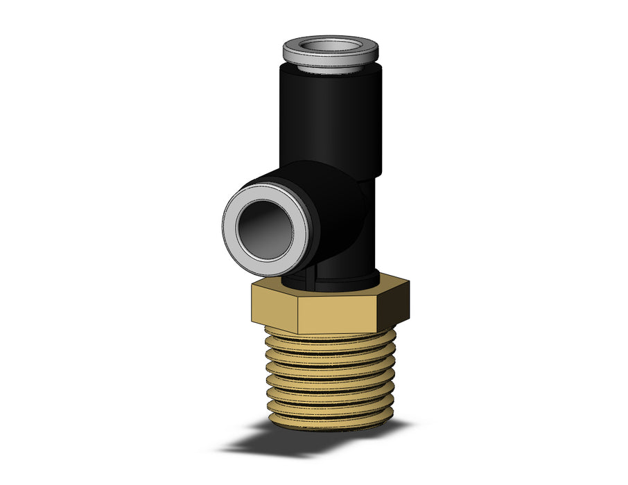 KQ2Y06-02AS-X35 FITTING, MALE RUN TEE
