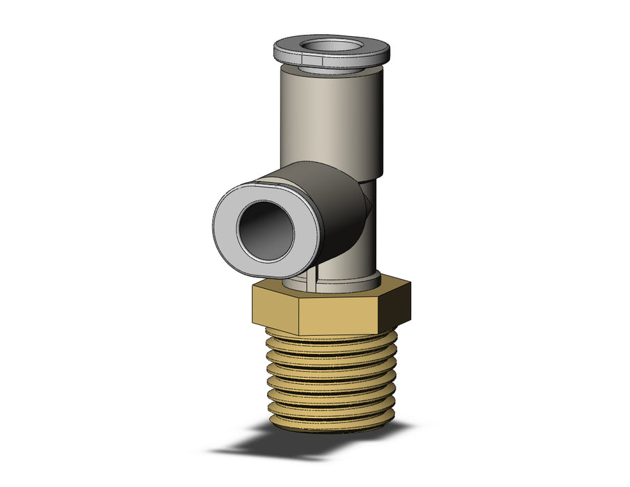 KQ2Y06-02AS1 FITTING, MALE RUN TEE
