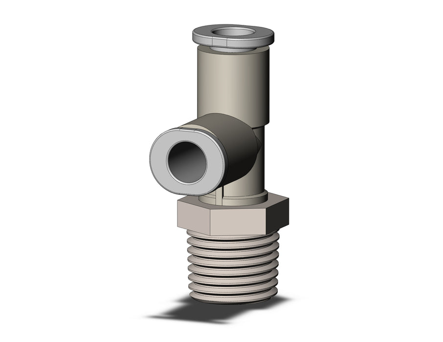 KQ2Y06-02NS1 FITTING, MALE RUN TEE