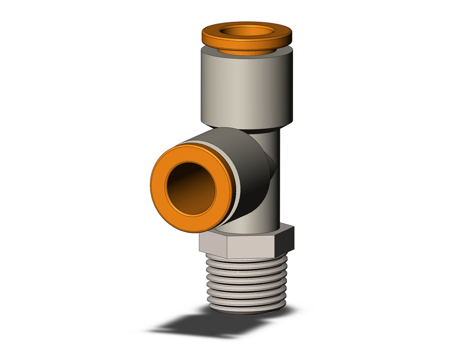 KQ2Y07-01N FITTING, MALE RUN TEE
