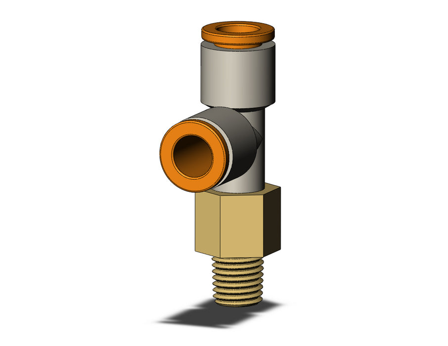 KQ2Y07-33AS FITTING, MALE RUN TEE