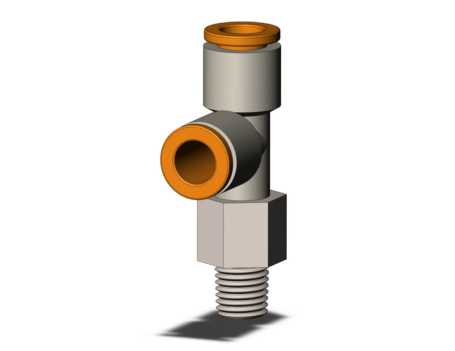 KQ2Y07-33N FITTING, MALE RUN TEE