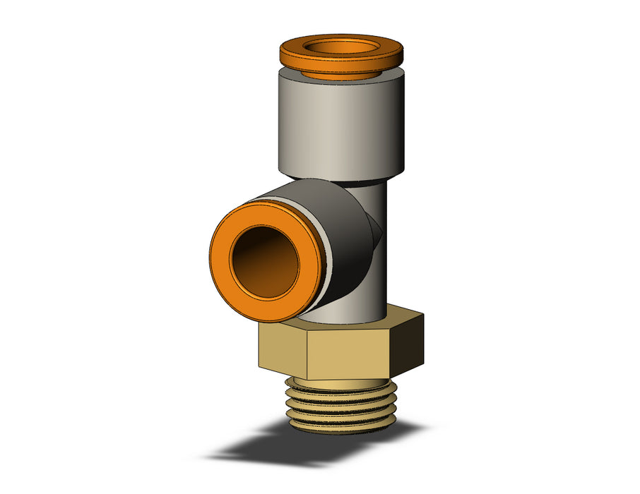 KQ2Y07-34AP FITTING, MALE RUN TEE