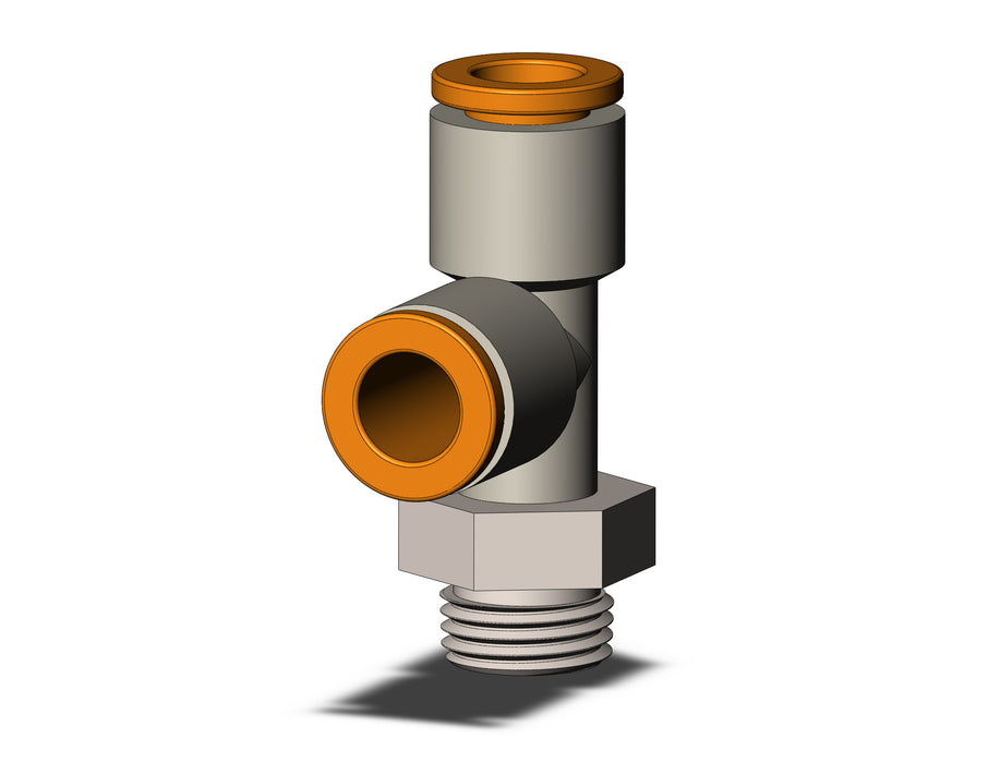 KQ2Y07-34NP FITTING, MALE RUN TEE
