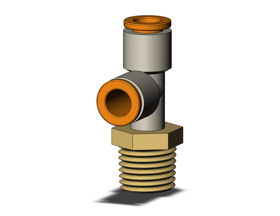 KQ2Y07-35AS FITTING, MALE RUN TEE