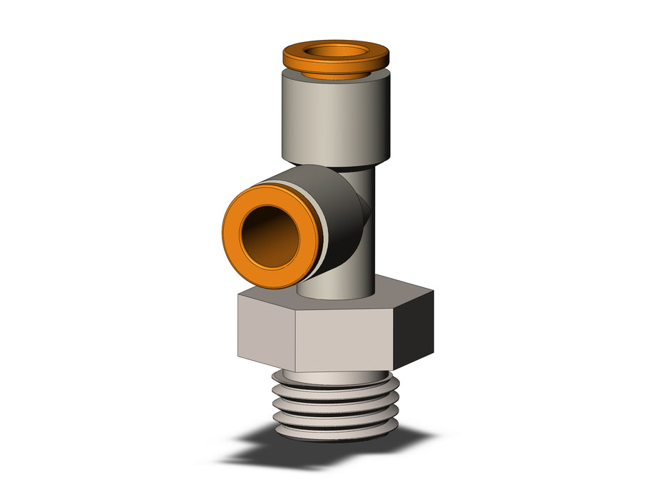 KQ2Y07-35NP FITTING, MALE RUN TEE