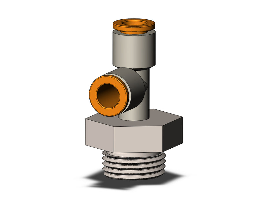 KQ2Y07-36NP FITTING, MALE RUN TEE