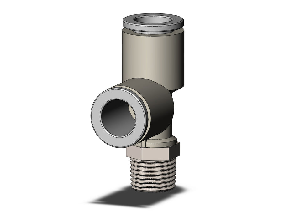 KQ2Y08-01N FITTING, MALE RUN TEE