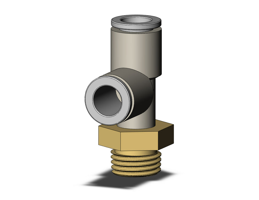KQ2Y08-02AP FITTING, MALE RUN TEE