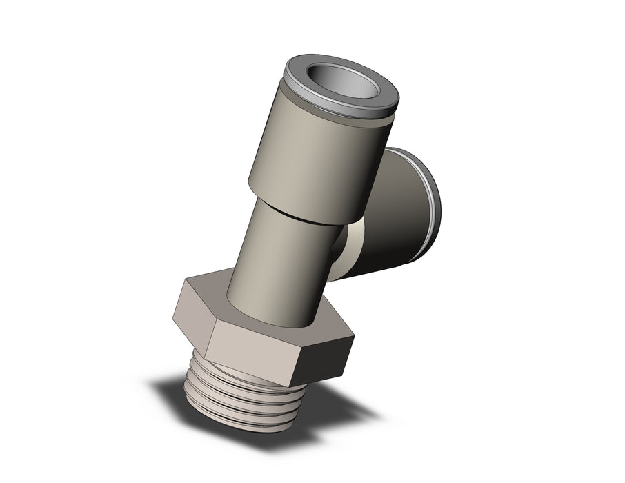 KQ2Y08-02NP FITTING, MALE RUN TEE
