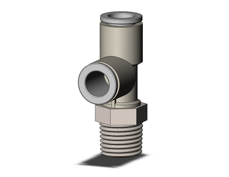 KQ2Y08-02NS FITTING, MALE RUN TEE