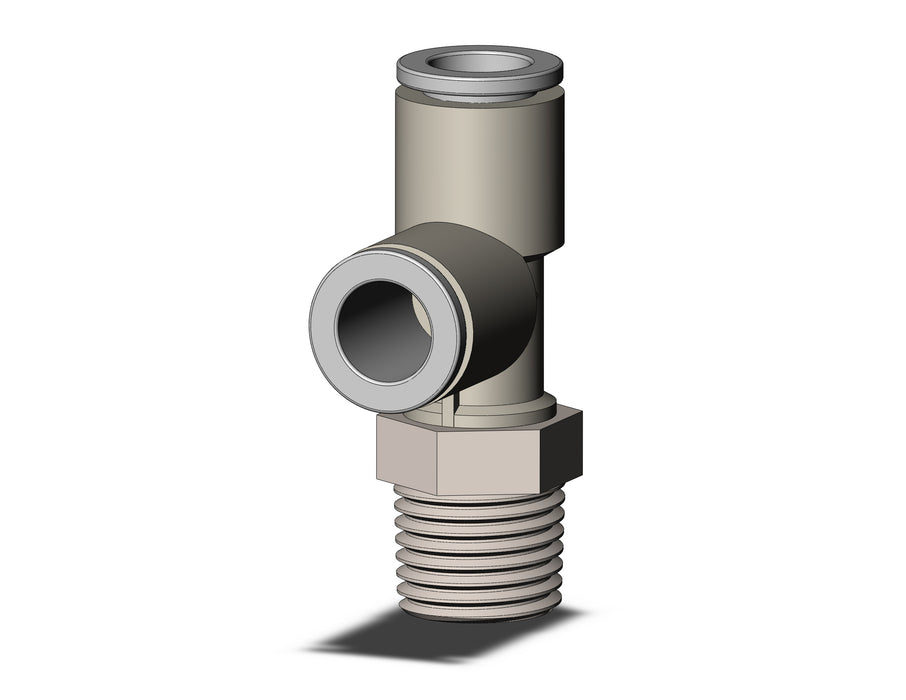 KQ2Y08-02N FITTING, MALE RUN TEE