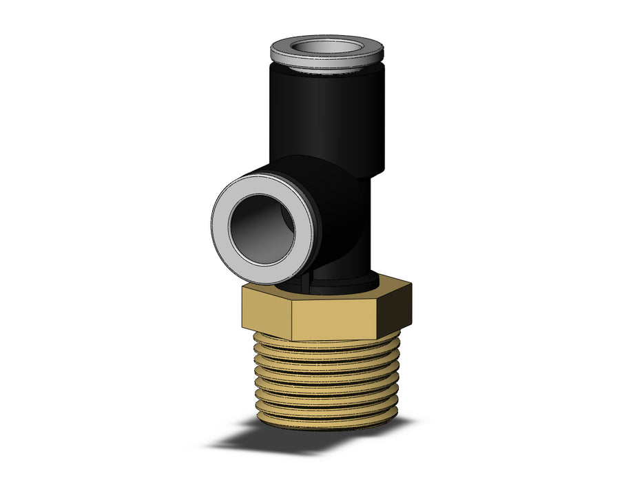 KQ2Y08-03AS-X35 FITTING, MALE RUN TEE
