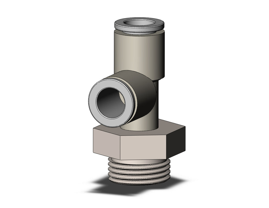 KQ2Y08-G03N FITTING, MALE RUN TEE