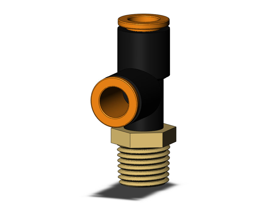 KQ2Y09-35AS-X35 FITTING, MALE RUN TEE