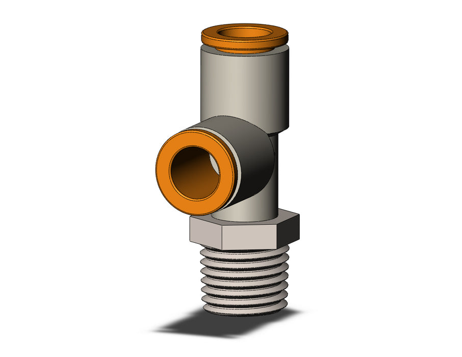 KQ2Y09-35NS FITTING, MALE RUN TEE