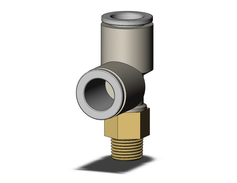 KQ2Y10-01AS FITTING, MALE RUN TEE