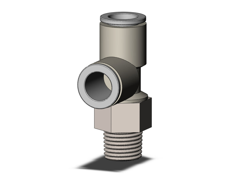 KQ2Y10-02NS FITTING, MALE RUN TEE