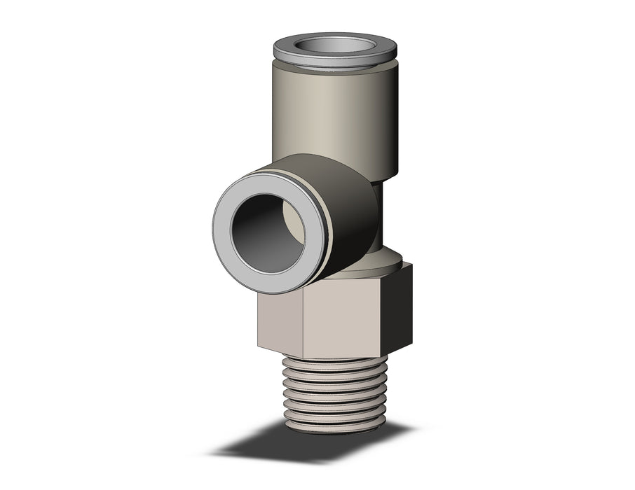KQ2Y10-02N FITTING, MALE RUN TEE